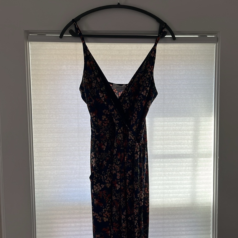 **Kaileigh Long Jumpsuit/Romper with Pockets - Picture 2 of 7